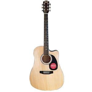 Fender SA 150C Squier Series Dreadnought Cutaway Natural Acoustic Guitar